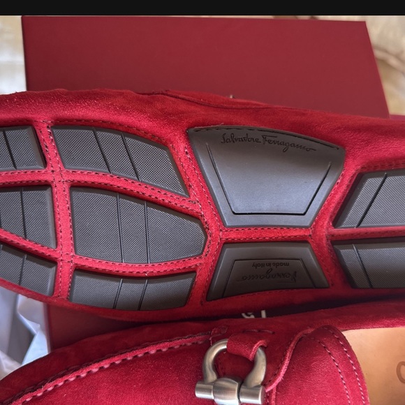 Salvatore Ferragamo Suede Drivers Size 10 - Picture 6 of 6